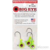 Fle Fly Big Eye Jig Head 1/8oz Chartreuse   550272945